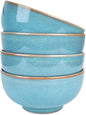 Ceramic Soup Bowl Set of 4, 24 Oz, Cereal Bowl by Bosmarlin