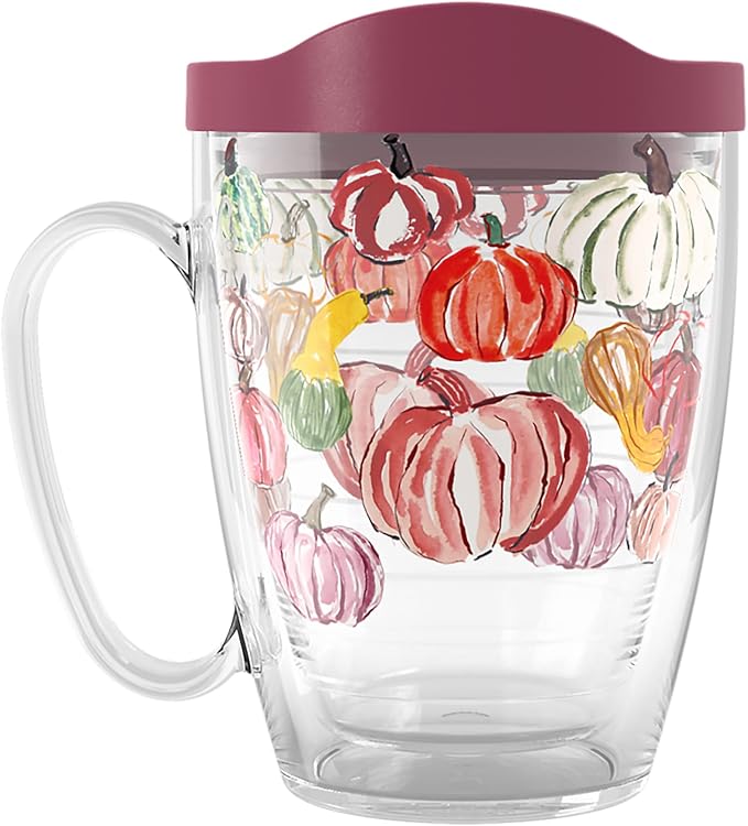 Tervis Sara Berrenson Fall Pumpkin Pattern Made in USA Double Walled Insulated by TervisTumblerCompany
