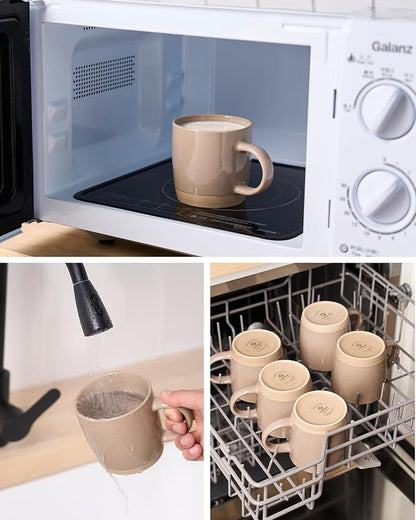 famiware Coffee Mugs for 8, 13 oz Mug Set, Dringking Cup - Image 5
