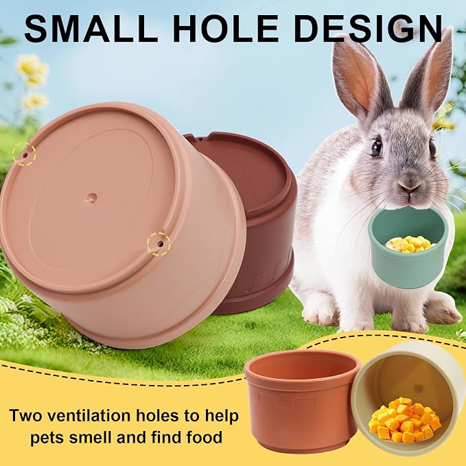 8 PCS Bunny Toys Bunny Cups Stackable Guinea Pig Stacking Cups | Stacking Cups - Image 4