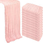 12 Pack Blush Pink Table Runner Cheesecloth 10Ft Gauze Cheese Cloth Table by Heneger