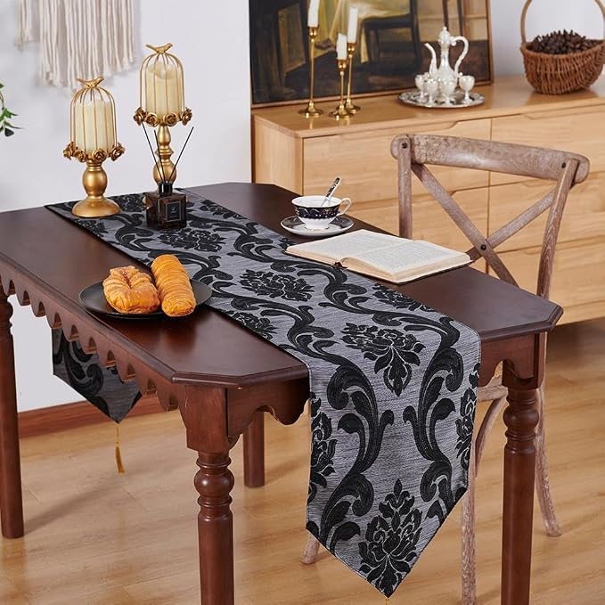 Elegant Luxury Table Runner for Dining Table, Vintage Design Premium Quality - Image 4