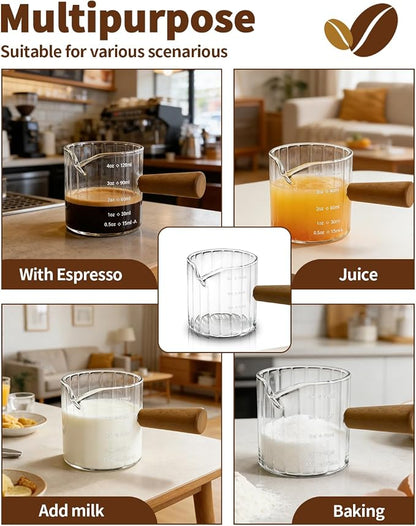 Espresso Measuring Cup 4 Oz, Espresso Glass Cups - Image 7