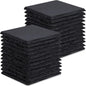 24 Pieces Slate Drink Coasters, GOH DODD 4 Inch Black Coasters Stone Coaster Set by GOHDODD