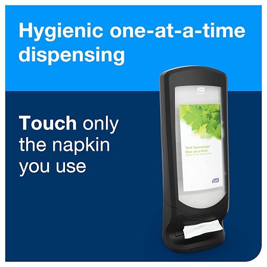 Tork Xpressnap® Stand Napkin Dispenser Black N4, Upright Design, Signature Range - Image 6