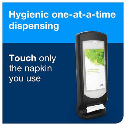Tork Xpressnap® Stand Napkin Dispenser Black N4, Upright Design, Signature Range - Image 6