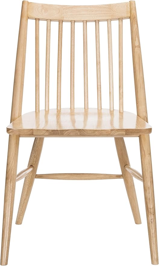 Safavieh Home Collection Wren Natural 19-inch Spindle Dining Chair (Set of 2)