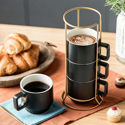 Miamolo Stackable Coffee Mugs - Image 2