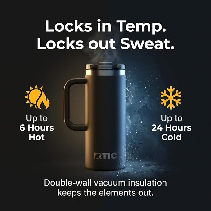 RTIC 20oz Road Trip Travel Mug - Image 3