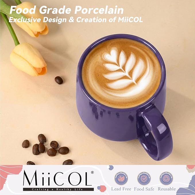 Miicol Ceramic Coffee Mug, 16 oz Large Coffee Cup, Tea Mug - Image 6