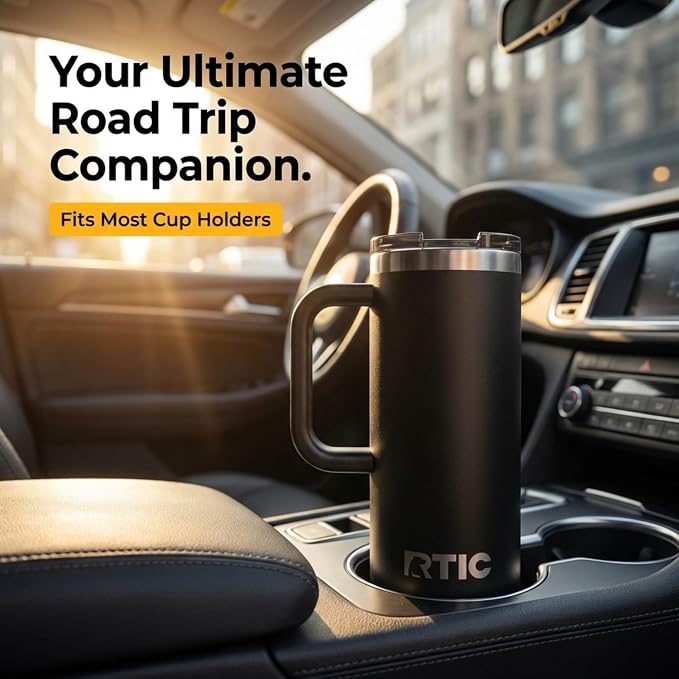 RTIC 20oz Road Trip Travel Mug - Image 4