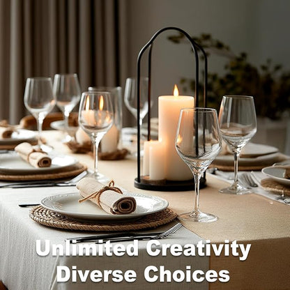 12 Pack Burlap Table Runners 12x108 Inch - Image 7