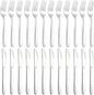24-Piece Forks and Knives Set for 12, Food-Grade Stainless Steel Silverware Set by Gymdin