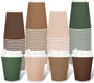 Whaline 100Pcs Woodland Themed Disposable Coffee Cups by Whaline