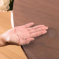 Clear Round Table Cover Protector 46 Inch, 1.5mm Transparent Plastic Table Protector Waterproof, Anti-Scratch Clear Desk Mat for Office Desktop Dresser Dining Table, FDA Compliant