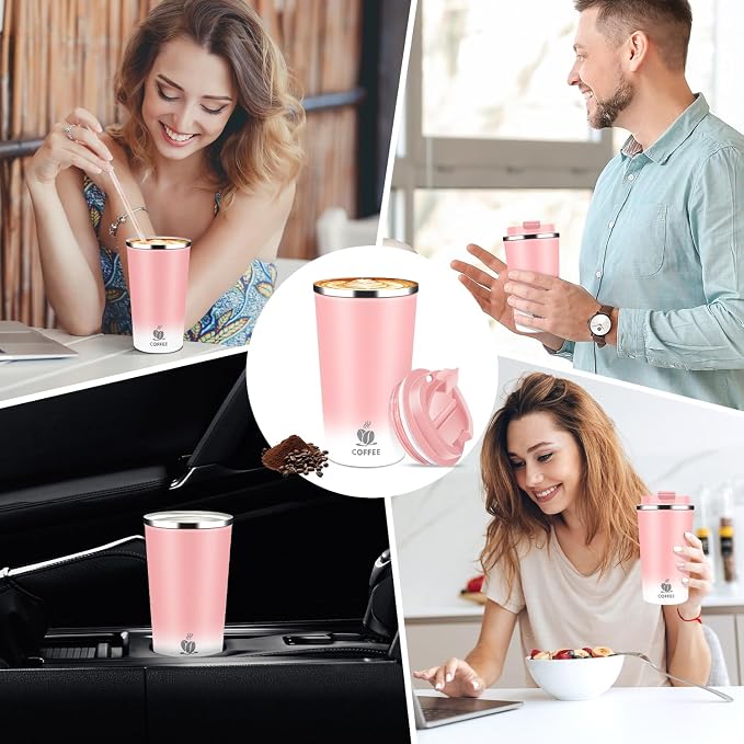 17oz Insulated Travel Coffee Mug - Image 8