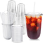 Alaeseje 50 Pack 18 oz Clear Plastic Iced Coffee Cups by Alaeseje