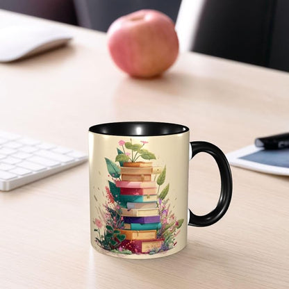 FyLybois Book Coffee Mug 11 Ounce Mugs Ceramic Tea Cup Drinking Water Cups | - Image 7