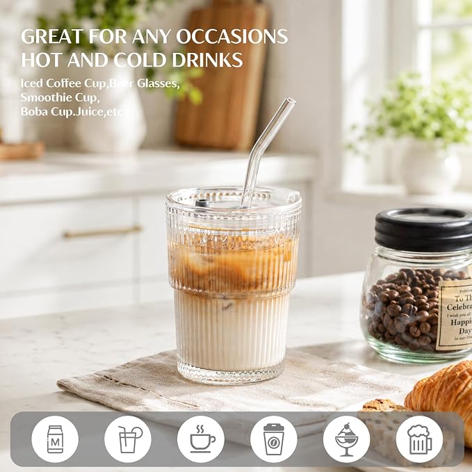 INSETLAN 13oz Glass Tumbler - Image 4