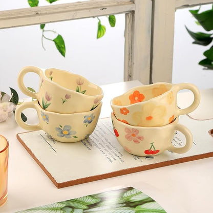 VanEnjoy Ceramic Cup, Cute Coffee Mug, Strawberry Mug, Aesthetic Coffee Mug - Image 7