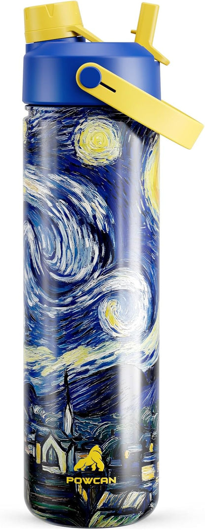 POWCAN 26 oz Insulated Water Bottle by POWCAN