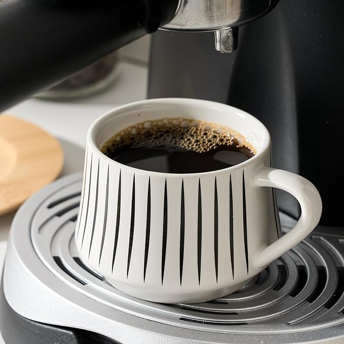 LUKA Ceramic Coffee Espresso Cups - Image 3
