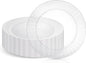 Party Essentials Deluxe Quality Hard Plastic 40 Count Round Party/Luncheon by PartyEssentials