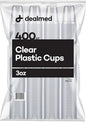 Dealmed 3 oz Disposable Plastic Cups by Dealmed