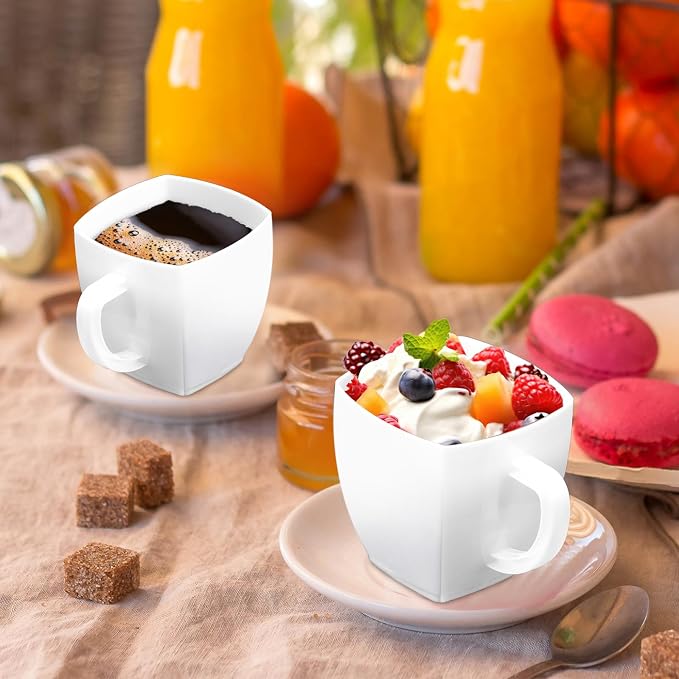 Amyhill 50 Pcs Mini Disposable Tea Cups - Image 6