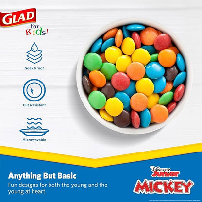 Glad Disney Mickey and Friends Disposable Snack Bowls, 6 Oz, 32 Ct, 10-Pk | - Image 3