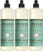 MRS. MEYER'S CLEAN DAY Liquid Dish Soap, Basil, 16 fl. oz - Pack of 3