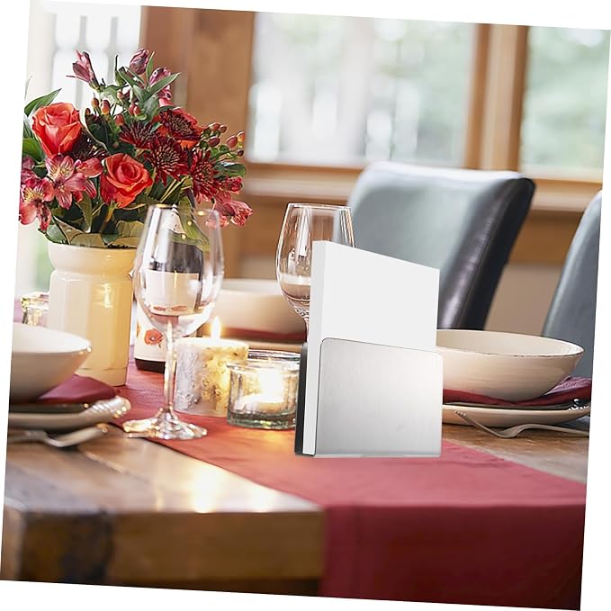 Modern Style Napkin Holder Decorative Tissue Storage Stand Compact Upright - Image 5