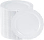 100 Pcs White Dessert Plastic Plates by Conflech