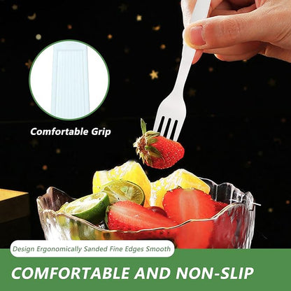 Compostable Forks, 300 Disposable Forks - Image 5