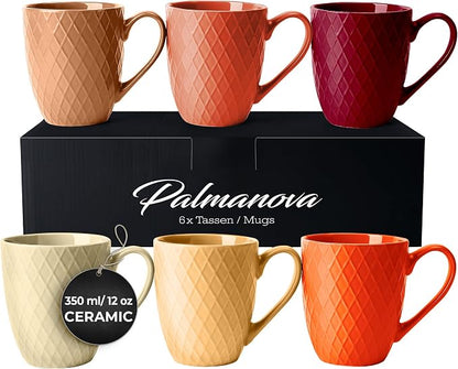 MIAMIO - Coffee Mugs Set of 6 - Palmanova Collection | Modern matte ceramic mug by MIAMIO