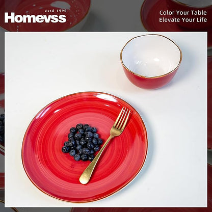Highland 16-Piece Dinnerware Set Service - Image 4