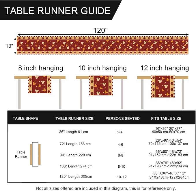 Seliem Fall Pumpkin Table Runner, Seasonal Burlap Home Decoration Indoor - Image 3