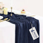 6 Pack Navy Blue Cheesecloth Table Runner Summer 10FT Sheer Navy Cheese Cloth by BlueTopCoLtd