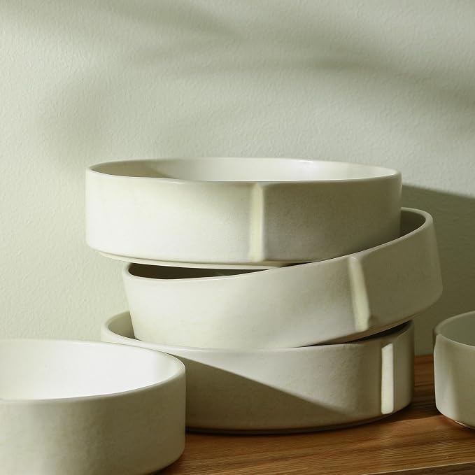 Stone Lain Bao 4-Piece Pasta Bowl Set Stoneware - Image 4