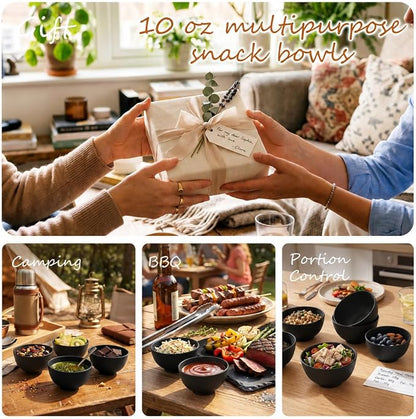 PYRMONT Unbreakable 10 OZ Bowls Wheat Straw Bowls Set of 8 Alternative Plastic - Image 8