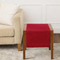 Solino Home Cotton Linen Table Runner Red, Hemstitch Collection 14 x 36 in | by SolinoHome
