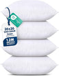 Utopia Bedding Throw Pillows Insert (Pack of 4, White) - 26 x 26 Inches Bed and Couch Pillows - Indoor Decorative Pillow