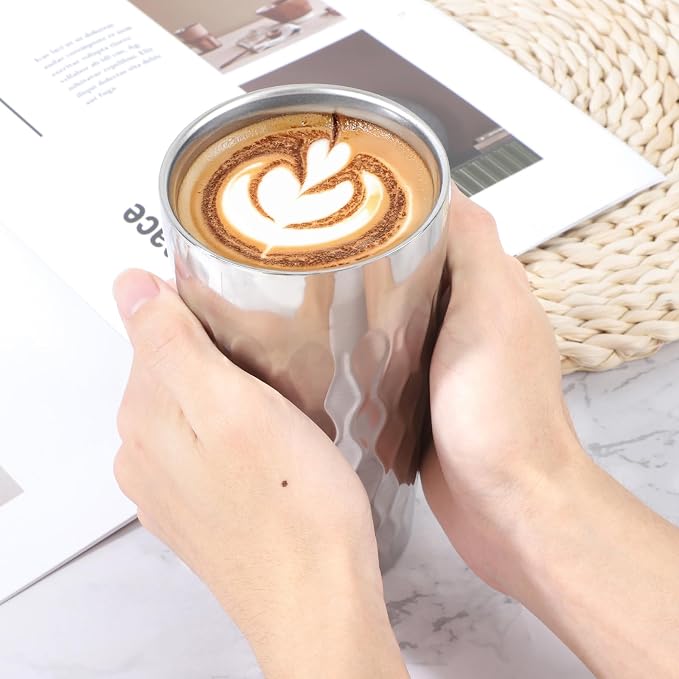 Beasea Stainless Steel Cups 19 oz, 8 Pack Large 18.6oz 550ml Stainless Steel - Image 7