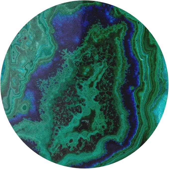 Agate Marble Green Coasters Set of 6 Coasters - Image 2