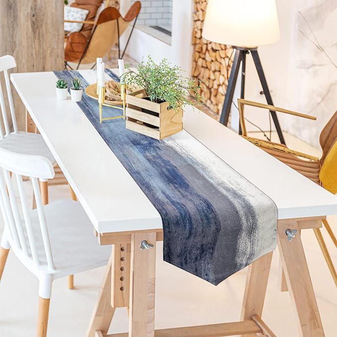 Blue and Grey Table Runner - Image 6