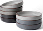 famiware Mercury Pasta Bowls Set of 8, 33 oz Large Salad Bowls, Lead-free and by Famiware
