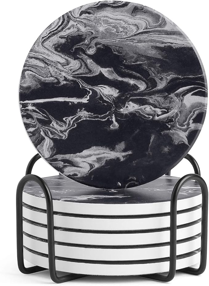 LIFVER Coasters Set of 6, Coasters by LIFVER