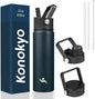 Konokyo 22 oz Insulated Stainless Steel Water Bottle by Konokyo