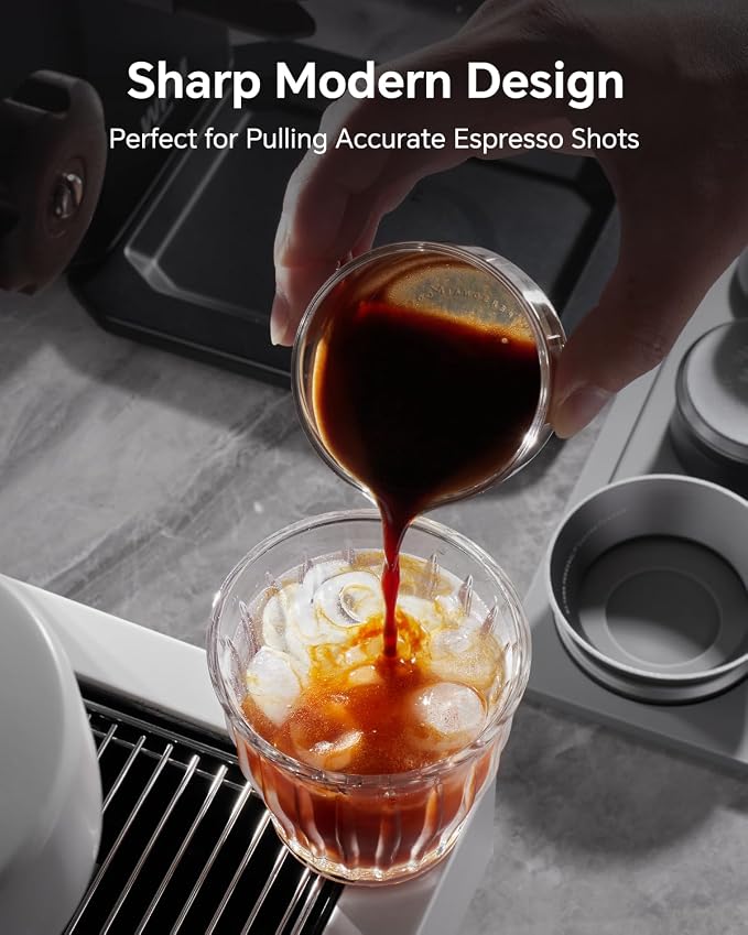 Espresso Shot Glass Measuring Cup, Handleless Compact Design - Image 6