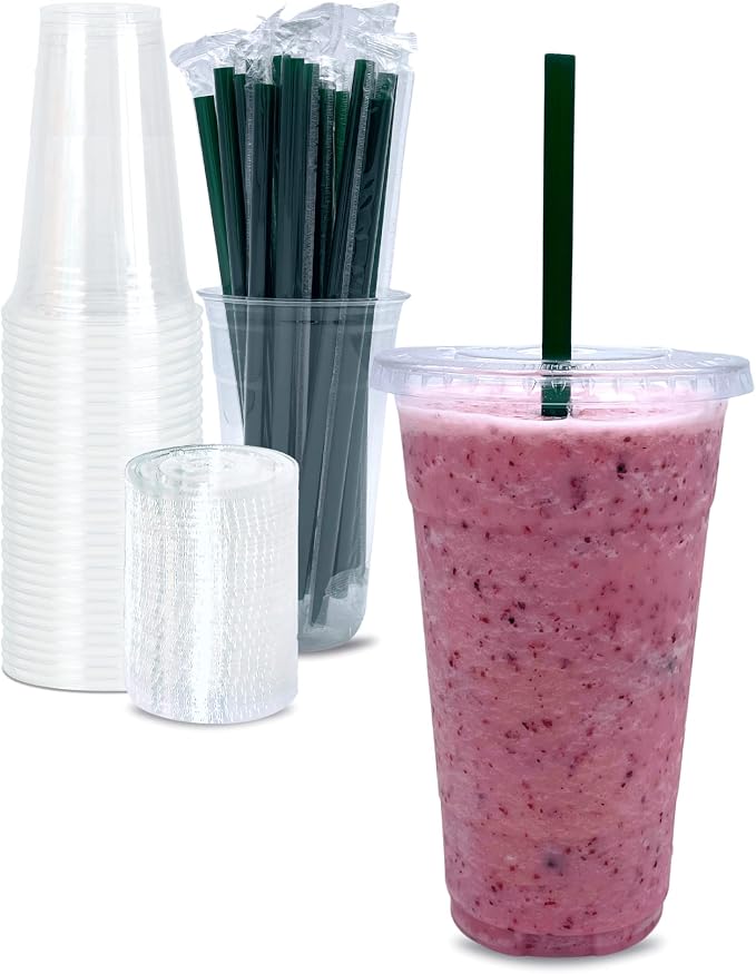 Cappatua 24 oz Clear Plastic Cups by Cappatua